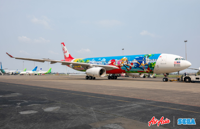 世嘉与马来西亚航空联手推出“痛飞机” 女神异闻录索尼克涂装客机震撼亮相-咸鱼单机官网