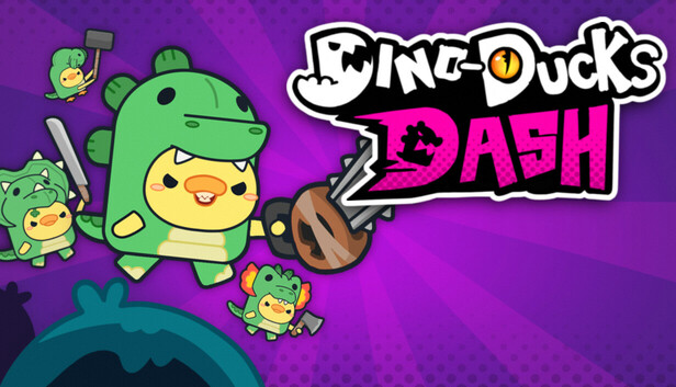 可爱风格多人合作2D平台跳跃游戏《Dino-Ducks Dash》现已在Steam-咸鱼单机官网