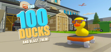 《Find 100 Ducks and Blast Them!》休闲射击游戏在Steam平台免费发布，尽情挑战你的射击技巧！-咸鱼单机官网